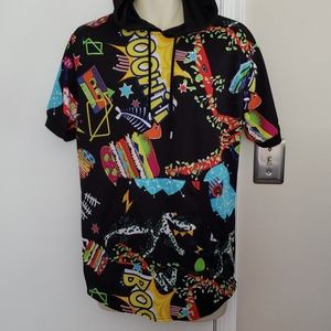 Royal Blue Graphic Shirt Size S